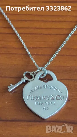 Дамско автентично колие Tiffany & Co, снимка 6 - Колиета, медальони, синджири - 55650406