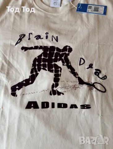 тениска Adidas x Brain Dead , снимка 3 - Тениски - 55599332