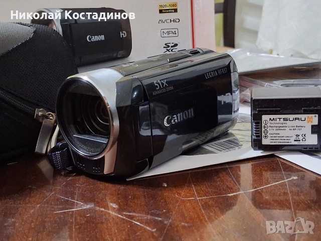 Видеокамера Canon Legria HF R37 , снимка 2 - Камери - 54897761