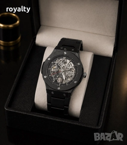 Hublot Нов Мъжки Часовник Автоматичен Механизъм Различни Цветове , снимка 3 - Мъжки - 54430308