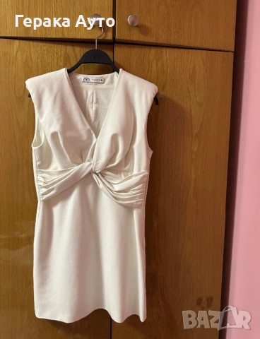 Рокля Zara, M, бяла