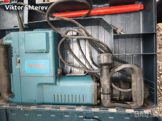 Къртач VION E11 1500W 25J с куфар | SDS-Max | Мощен къртач за бетон, снимка 2 - Къртачи - 55068341