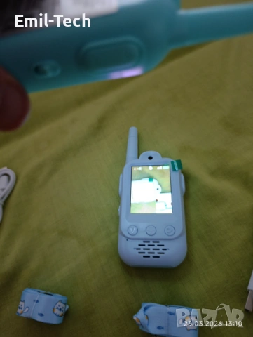 Нови детски видео уоки токи 2 бр. с камера, презареждаеми, снимка 10 - Електрически играчки - 53949354