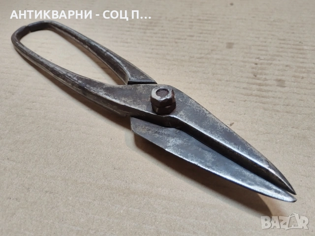 Стара Кована Ножица За Рязане На Ламарина. / НОМЕР 1818., снимка 3 - Антикварни и старинни предмети - 54393436