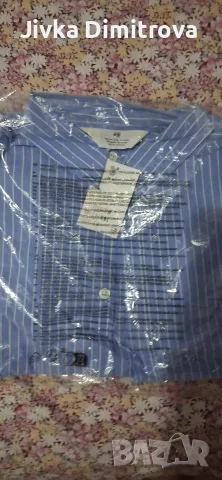 Риза с къс ръкав H&M, снимка 3 - Детски ризи - 55330372