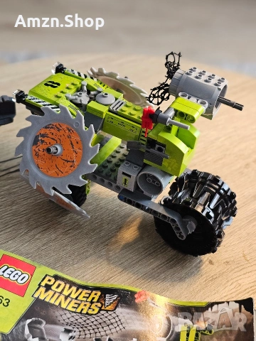 LEGO 8963 Power Miners Rock Wrecker - много добро състояние. , снимка 6 - Конструктори - 54657284