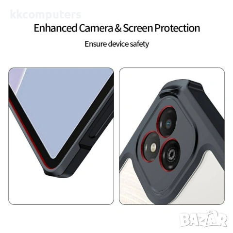 XUNDD калъф за Infinix Xpad – TPU+PC, кожена подставка, Airbag технология, скрийн протектор, черен, снимка 6 - Калъфи, кейсове - 54519925