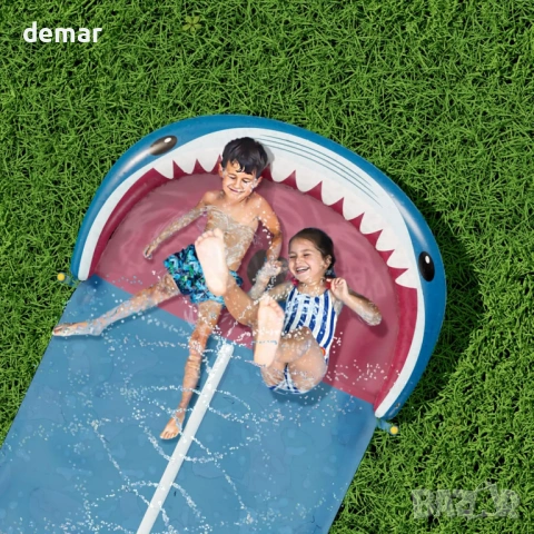 Jasonwell Slip and Water Strip - 6-метрова здрава водна пързалка, снимка 7 - Други - 54631047