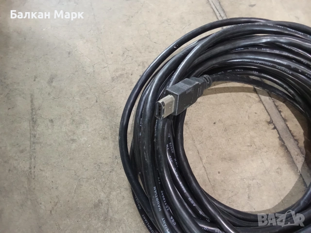 FireWire кабел (IEEE-1394) – 9 метра, Нов (Внос от Германия), снимка 2 - Друга електроника - 55130896