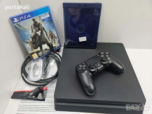 ХАКНАТ! +35 игри! PS4 Playstation 4 Slim Плейстейшън 4 500GB много игри комплект!