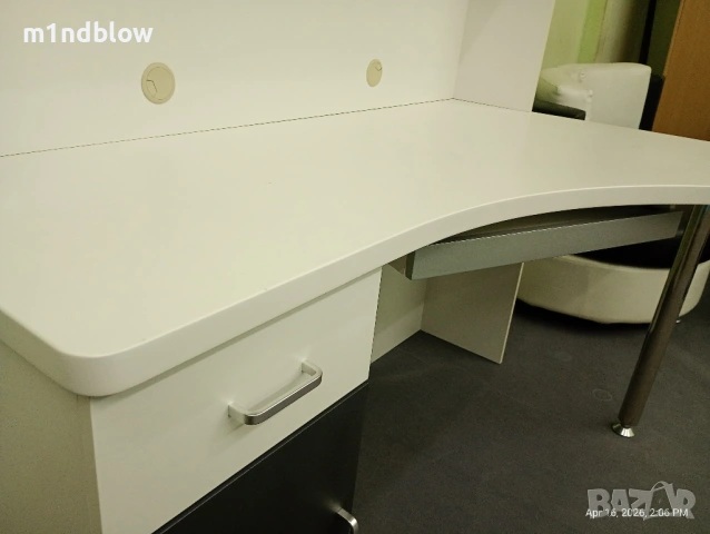 Бяло ъглово бюро, снимка 5 - Бюра - 54239249