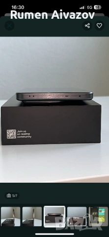 Realme RMX5085 (realme GT 7T) – IceSence Black, 12GB RAM / 512GB ROM, снимка 5 - Други - 54493353