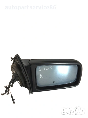 Огледало за врата предна дясна черно за Mercedes W140 S350Td (1996) 