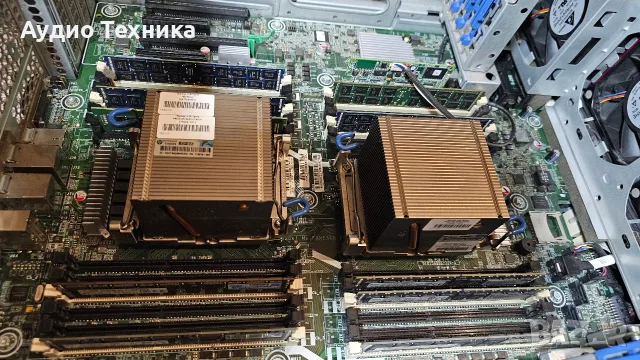 HP Proliant ML350P Gen8 2620v2 96GB, снимка 6 - Работни компютри - 55426089