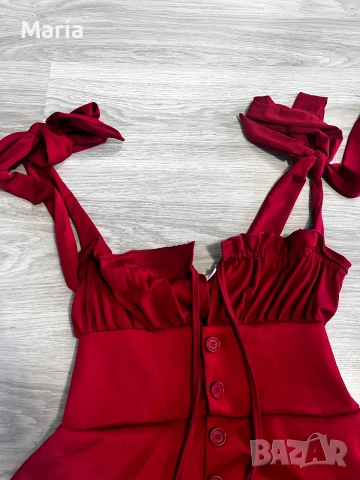 Нова дамска рокля ANGEL FASHION | Размер S | С етикет, снимка 2 - Рокли - 55095272