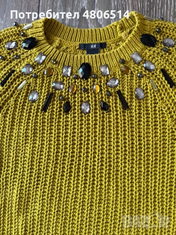 Плетена дамска блуза H&M,размер С, снимка 2 - Корсети, бюстиета, топове - 54490186