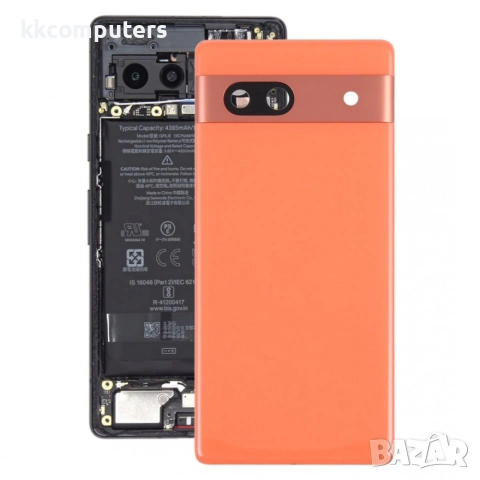 Оригинален Заден Капак с Рамка за Камерата за Google Pixel 7A – 4 цвята, снимка 2 - Резервни части за телефони - 55100231