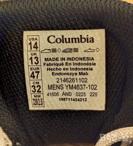 Маратонки  Columbia. Нови. 47 , снимка 5 - Маратонки - 54369797