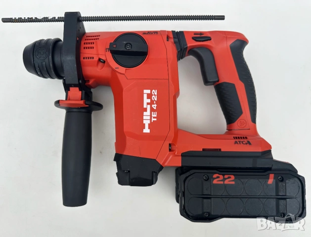Hilti TE 4-22 Nuron - Безчетков акумулаторен перфоратор 2x22V 5.10Ah като нов!, снимка 4 - Перфоратори - 54479772