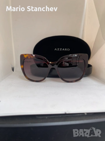 Azzaro Cat-Eye Слънчеви Очила – Костенурков Дизайн | Cat.3 UV400 Защита | Женствен Елегантен Стил