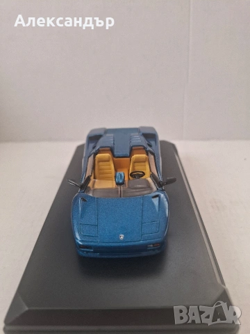 Lamborghini Diablo Roadster в металическо синьо в мащаб 1:43, снимка 3 - Колекции - 54144706