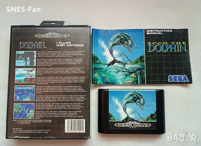 Ecco The Dolphin - Sega Mega Drive, снимка 2 - Други игри и конзоли - 55504012