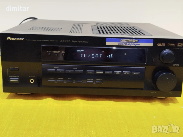 Многоканален приемник PIONEER VSX - D510 - 220 W , снимка 4 - Ресийвъри, усилватели, смесителни пултове - 54261712