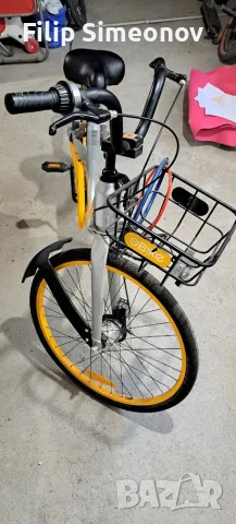 Градски велосипед oBike с кошница и заключващ механизъм – здрав и удобен, снимка 2 - Велосипеди - 55686151