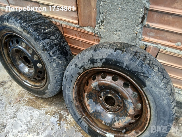 Комплект стоманени джанти с гуми 14 цола (4х100) за Renault Megane Scenic, снимка 3 - Гуми и джанти - 55053072