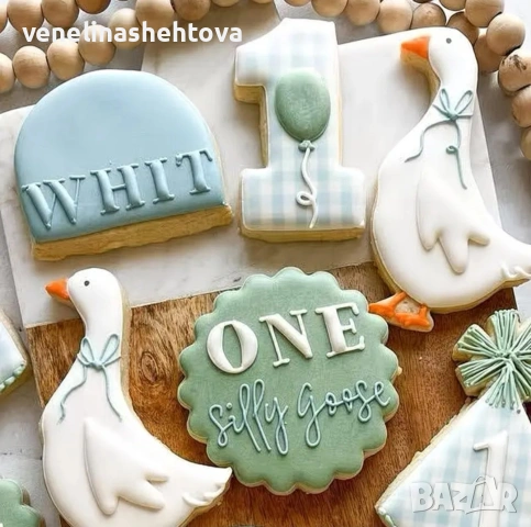 Гъска патица единица метални резци тесто бисквитки фондан декорация торта рожден ден , снимка 2 - Форми - 54171514
