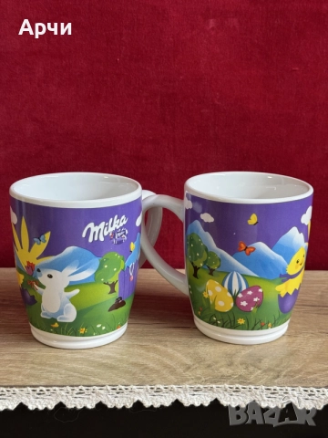 Порцеланови чаши -Milka, снимка 5 - Чаши - 55508998