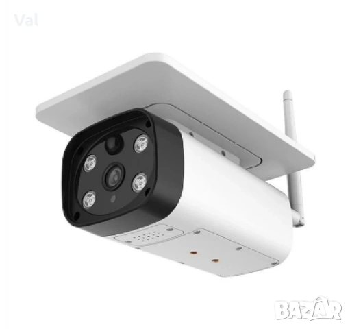 Външна соларна Wifi камера с ниска мощност ден и нощ, снимка 5 - HD камери - 54274581