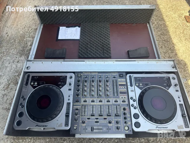 Pioneer CDJ-800 MK2 x2 + Pioneer DJM-600 + Flight Case – Пълен DJ комплект, снимка 4 - Ресийвъри, усилватели, смесителни пултове - 55656410
