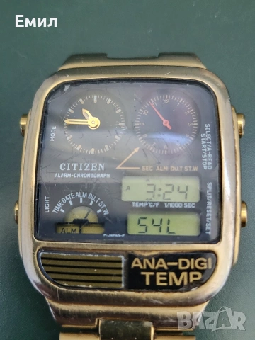 Колекционерски часовник CITIZEN ANA-DIGI TEMP