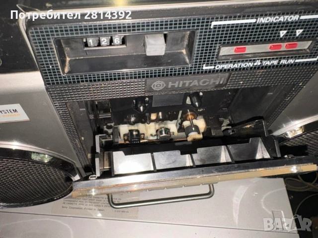 Касетофон HITACHI TRK-8155E Lamborghini Boombox Японска легенда Корекомска класика, снимка 6 - Радиокасетофони, транзистори - 54793630