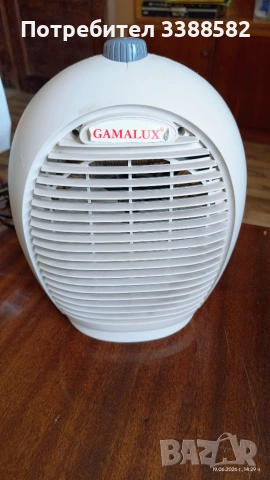 Компактна духалка / печка Gamalux 2000W за бързо отопление