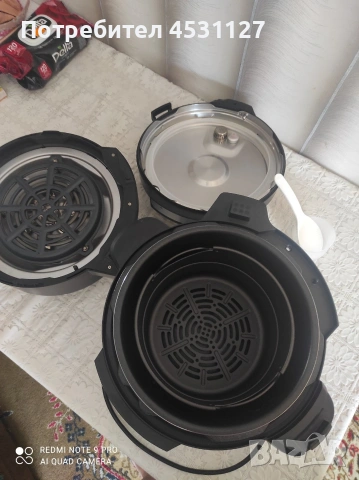 air fryer and multicooker, снимка 4 - Уреди за готвене на пара - 55070874