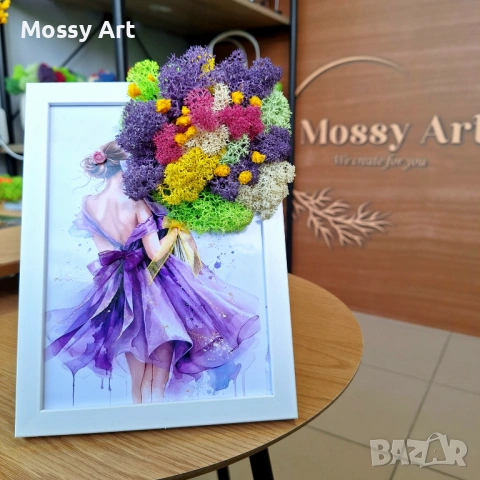 За завършване на учебната година -Декорации със скандинавски мъх, снимка 2 - Декорация за дома - 54223641