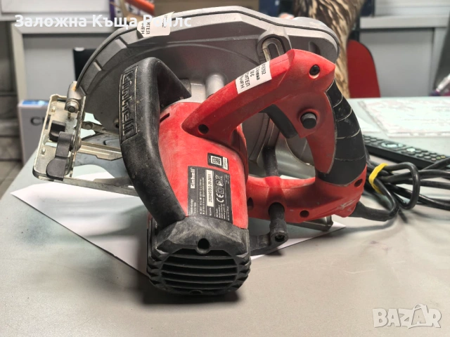 Ръчен циркуляр Einhell TC-CS 1400, снимка 2 - Триони и циркуляри - 54952588