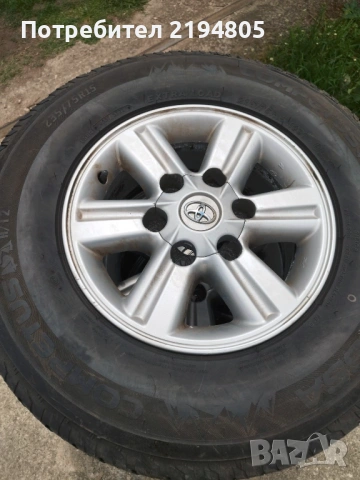  ДЖАНТИ С ГУМИ ЗА TOYOTA HILUX