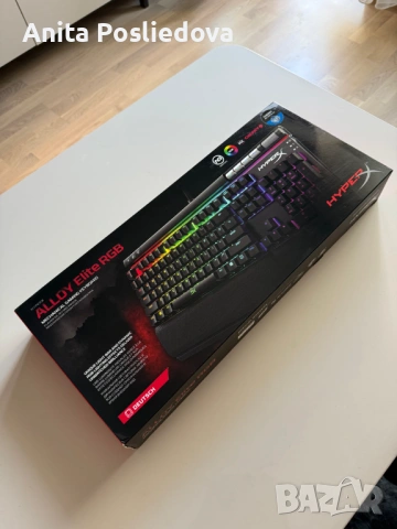 НОВА Механична геймърска клавиатура HyperX Alloy Elite RGB