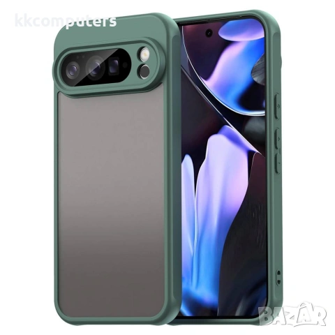 Google Pixel 10 Pro XL Калъф - Матов, PC+TPU, Въздушни възглавници, 4 цвята, снимка 3 - Калъфи, кейсове - 55112468