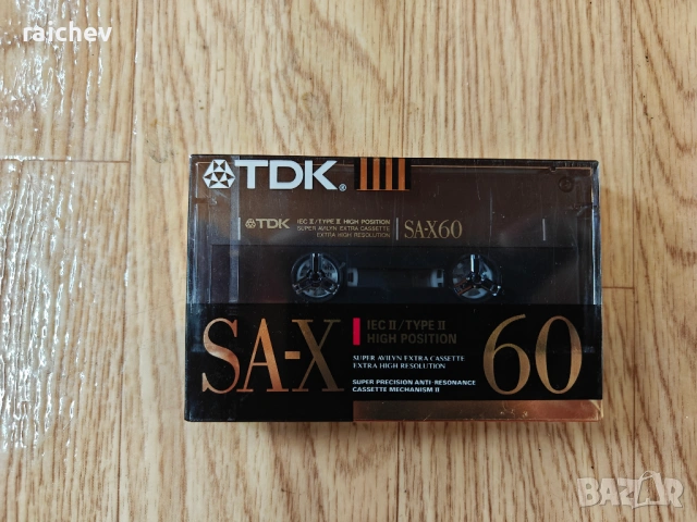 10 касети TDK SA-X 60 NOS, снимка 2 - Аудио касети - 54669836