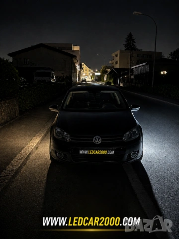 LED плафони под огледалата Golf 6 (Puddle Light) за VW – Plug & Play, снимка 8 - Аксесоари и консумативи - 54397760