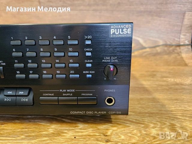 CD Player Sony CDP-515 – Аналогов финес и прецизност от златната ера на Sony, снимка 8 - Декове - 54589227