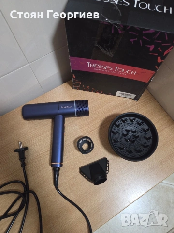 Чисто нов високоскоростен сешоар Tresses Touch 2000вата, снимка 4 - Сешоари - 54477205