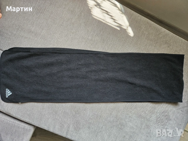 Шал Адидас Adidas черен, снимка 4 - Шалове - 54955104