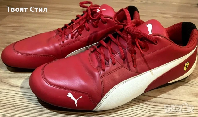 ЧИСТО НОВИ Пума / Puma Кожени Oбувки Ferrari