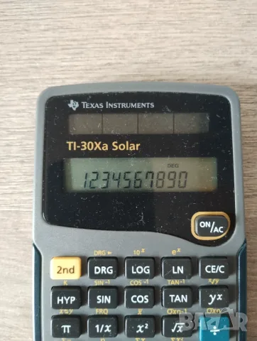 Texas Instruments TI-30Xa Solar Scientific калкулатор, снимка 3 - Ученически пособия, канцеларски материали - 55578255