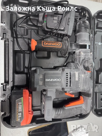 Daewoo DALRHBL20-45 акумулаторен безчетков перфоратор SDS-Plus, снимка 3 - Перфоратори - 55215175